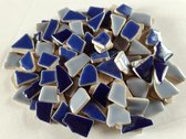 Keramische Mozaïek Steentjes Blauw Mix 300 Gram