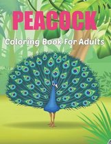 Peacock Coloring Book for Adults