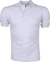 VDHT - Trendy Effen Heren Polo - Ongetailleerd - Grijs