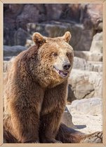 Poster Met Eiken Lijst - Leuke Bear Poster