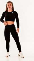 Essentials sportlegging dames - squat proof legging - curve legging - high waist - (sage groen)