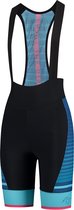 Rogelli Ds Wielerbroek Bret. Impress Zwart/Blauw/Roze Blauw - Maat M