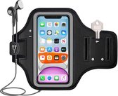 Hardloop Telefoonhouder - Premium Kwaliteit - met Sleutelvak en Headset uitsparing - Geschikt voor iPhone 11 / 12 / Pro / Max