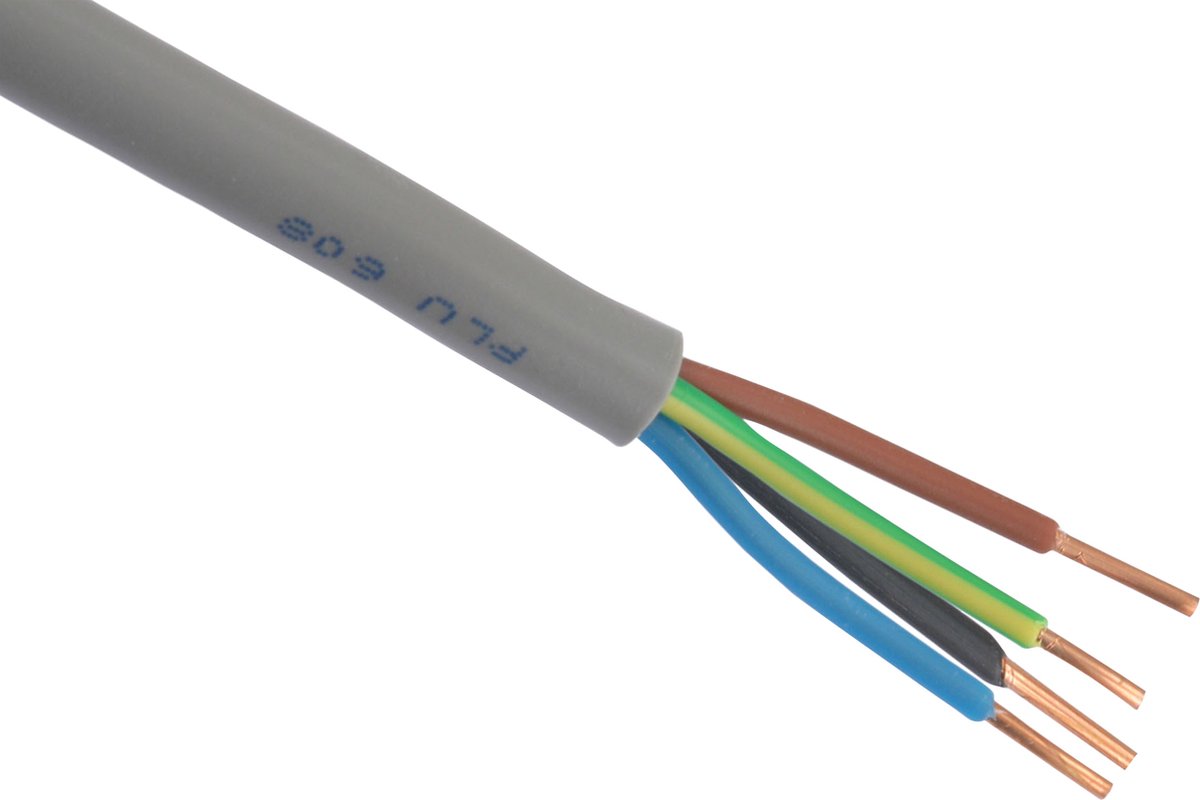 Buitenkabel XMvK - 4 x 2.5 mm² - 50 meter
