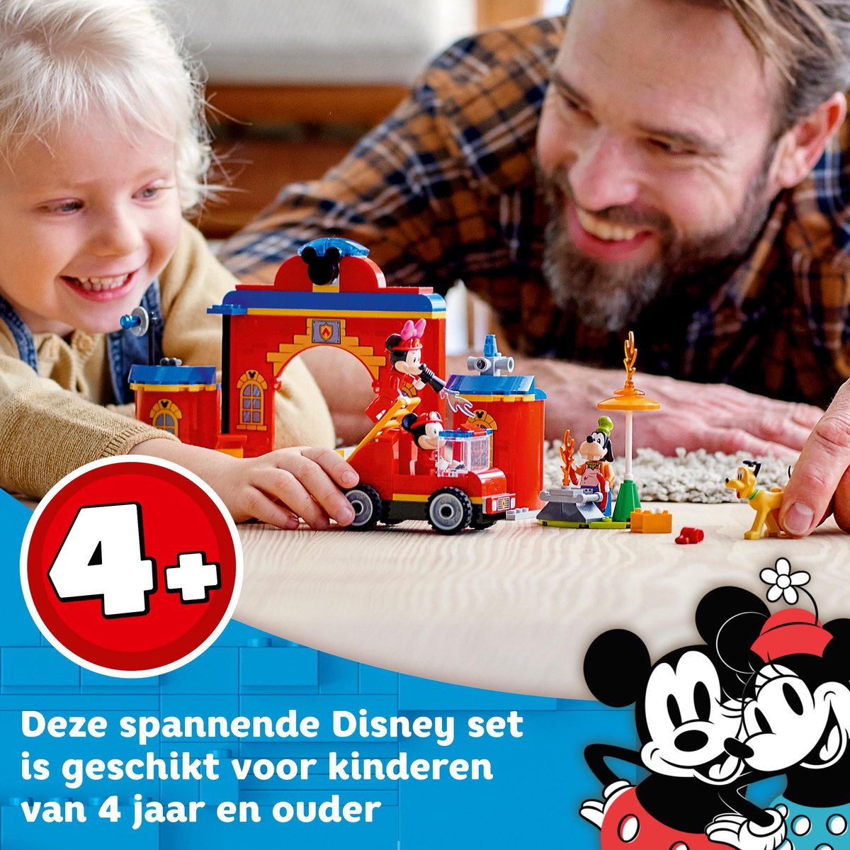 LEGO Disney Mickey & Friends Brandweerkazerne & Auto - 10776 | bol