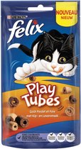 Felix Play Tubes Kip&Lever - Kattensnack - 50 g