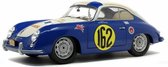 Porsche 356 Panamericana Race 1953 #162 (Blauw/Creme) (25 cm) 1/18 Solido {Modelauto - Schaalmodel - Model auto - Miniatuurauto - Miniatuurautos}