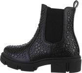 Bikerboots studs All Black 38