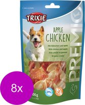 Trixie Premio Apple - Hondensnacks - 8 x Appel Kip 100 g