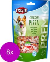 Trixie Premio Pizza - Hondensnacks - 8 x Kip 100 g