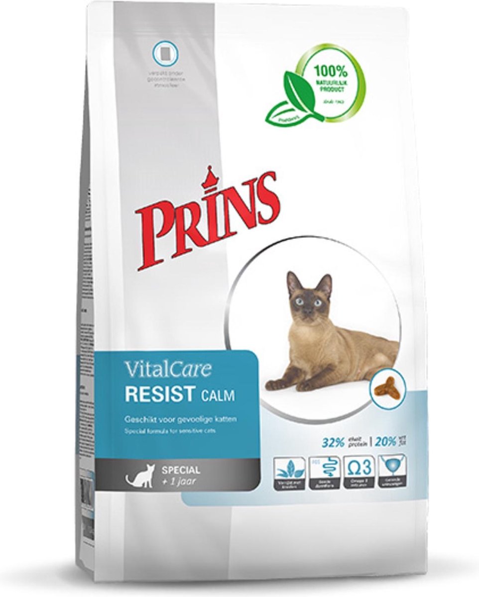 Prins VitalCare Kat Resist Calm Gevogelte -Kattenvoer - 1.5 kg | bol.com