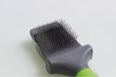 Moser Premium Slicker Brush - Brosse en Fourrure de Chien - Vert Gris