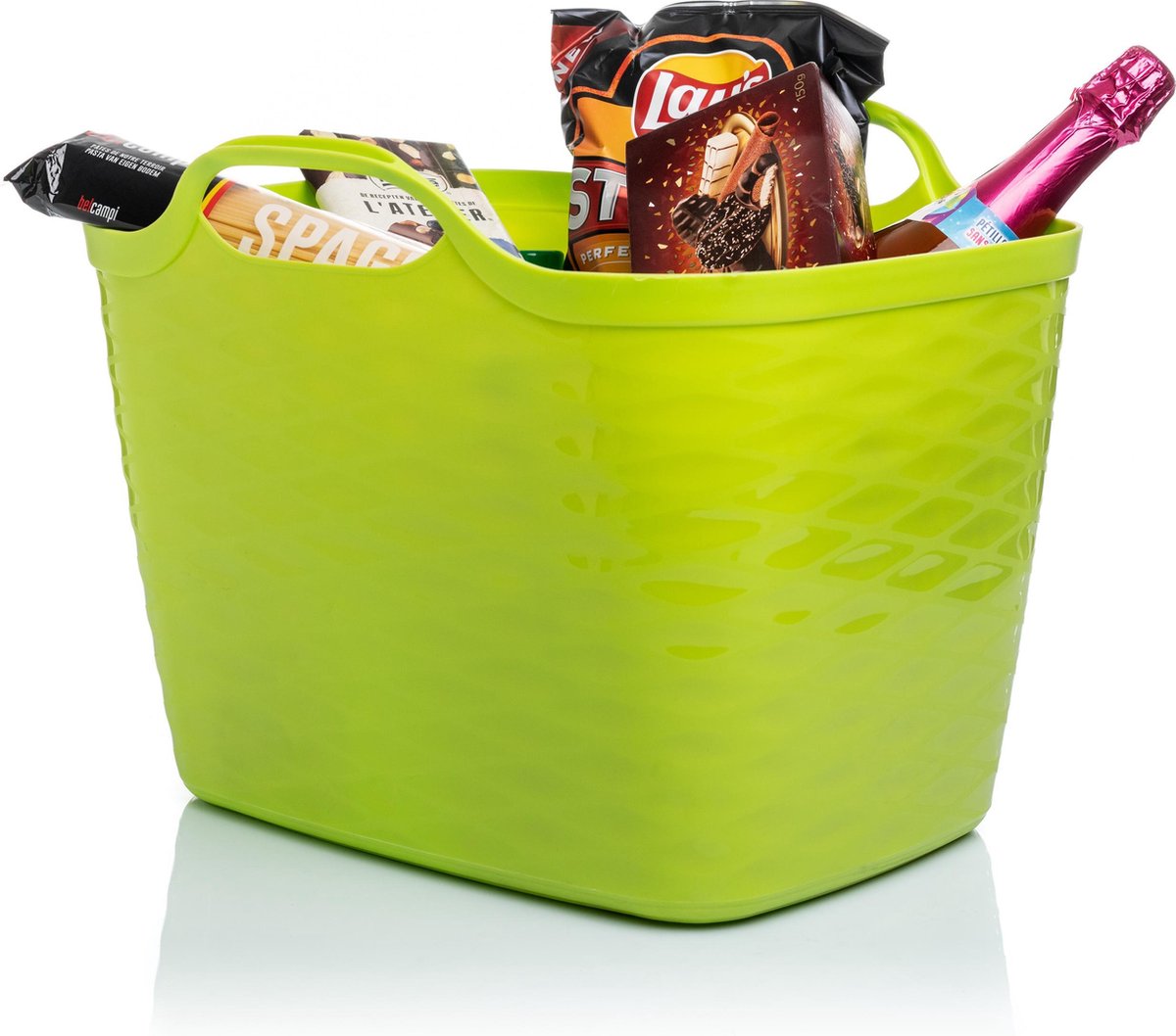 Curver Opbergmand Flexi Basket 27 Liter Groen