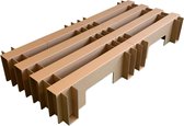 Kartonnen Boog Bed - Matras: 180 x 200 cm (formaat bed: 186 x 195cm) - Duurzaam Karton - Hobbykarton - KarTent