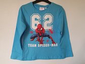 Longsleeve - Spiderman - blauw - maat 104