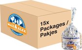 Max & Alex Stroopwafels Bulkverpakking Delfts Blauw 15 x 8