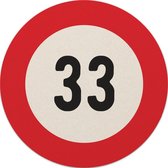 Bierviltjes 33 jaar | Bierviltjes 20 stuks | Bierviltjes verjaardag| Bierviltjes gefeliciteerd