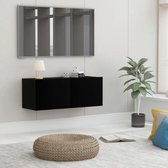 Tv meubel - Zwevend - Zwart - Woonkamer - Design - Industrieel - Ophangbaar - Nieuwste Collectie