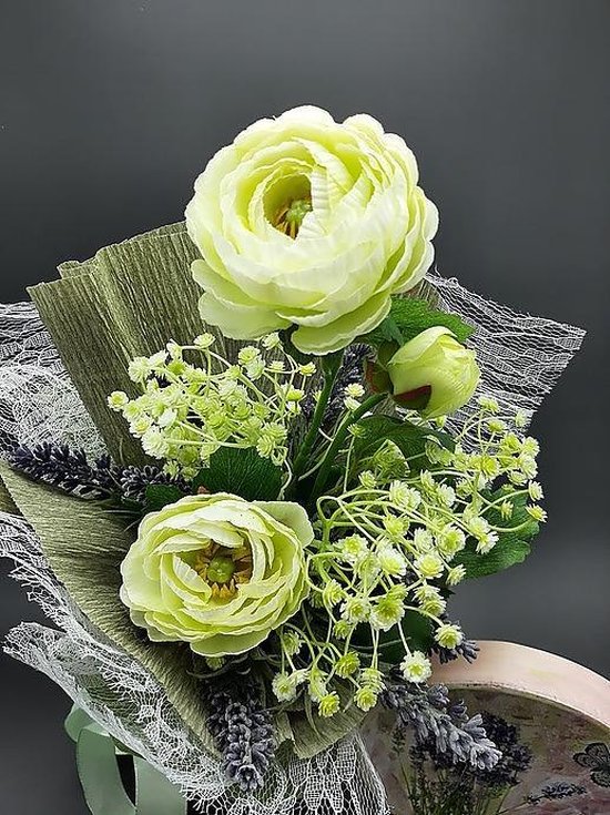 Fausses fleurs- Bouquet de fleurs Fleurs artificielles -Bouquet artificiel-Bouquet  de... | bol.com
