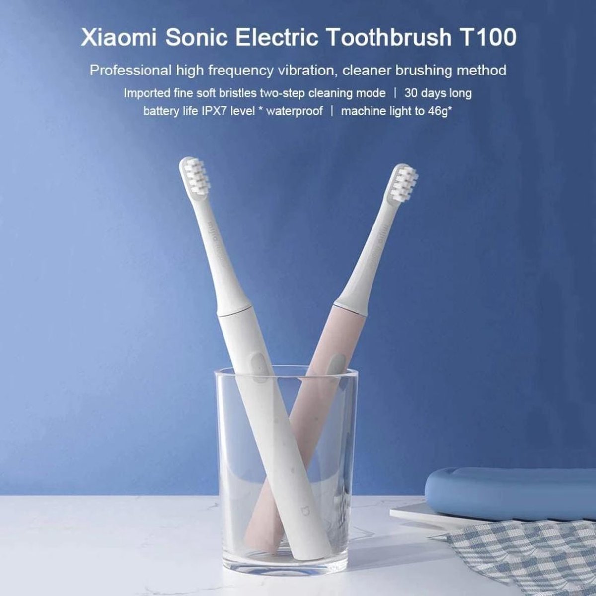 Xiaomi Mijia T100 Sonic Elektrische Tandenborstel Mi Reistandenborstel