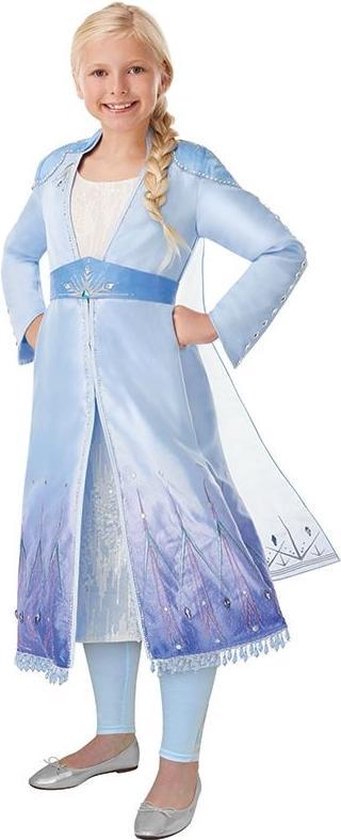 Rubie's Elsa (Frozen) Kinderkostüm, Deluxe-Version – Offizielles Disney-Lizenzprodukt, Mit Detailreichem Kleid