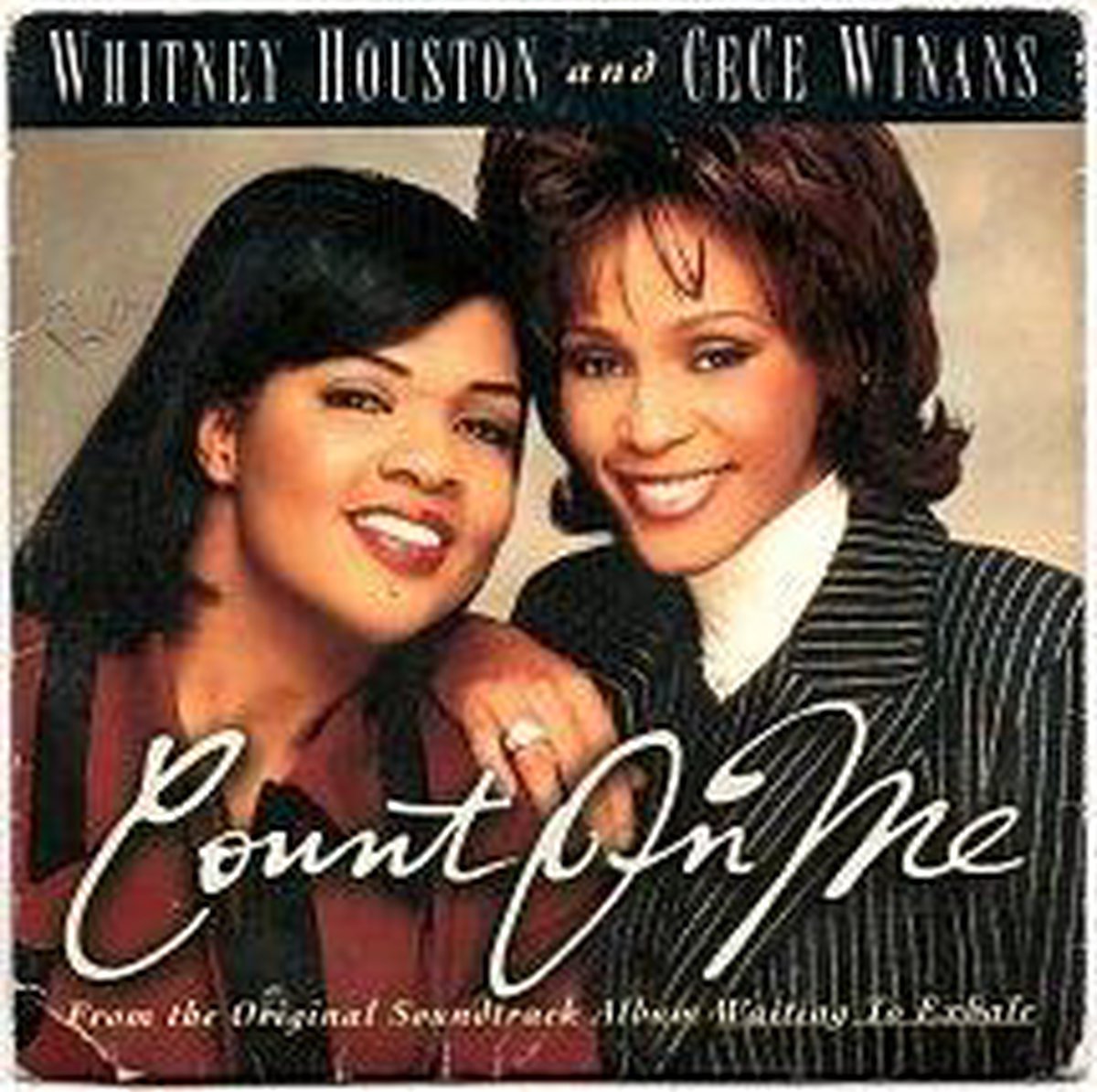 Whitney Houston & CeCe Williams count on me cd-single