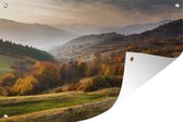 Tuindecoratie Rhodopean landschap - 60x40 cm - Tuinposter - Tuindoek - Buitenposter