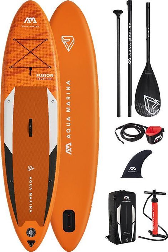 Aqua Marina - Fusion - 10'10" - Opblaasbare supboard - 15PSI - Allround - Beginner - Suppen