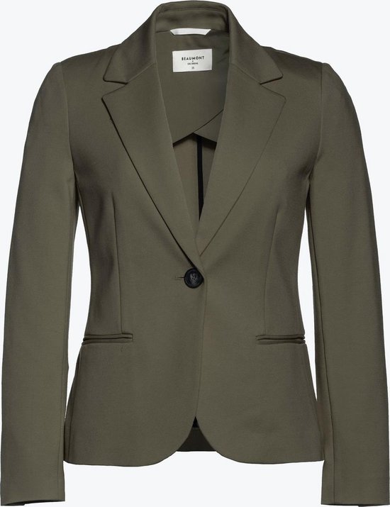 H&M Jersey blazer zwart zakelijke stijl Mode Blazers Jersey blazers 