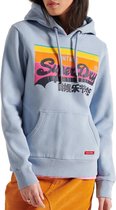 Superdry VL Cali  Trui - Vrouwen - licht blauw /roze