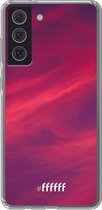 6F hoesje - geschikt voor Samsung Galaxy S21 FE -  Transparant TPU Case - Red Skyline #ffffff
