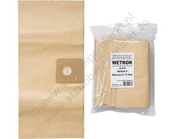 Wetrok Stofzuigerzakken 10 stuks | Bantam 6 / Monovac 6 / Durovac 6 / 42614