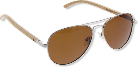 BEINGBAR Eyewear "Model 3" Sustainable Bamboo Sunglasses