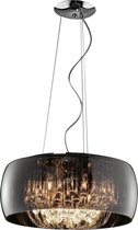 LED Hanglamp - Torna Vapiro - G9 Fitting - 6-lichts - Rond - Mat Chroom - Glas