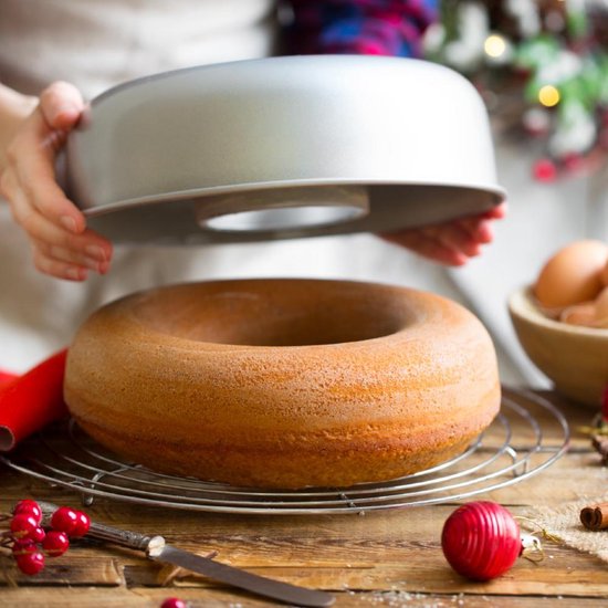 Decora - Moule à pâtisserie antiadhésif Bundt Savarin - 20cm