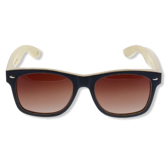 BEINGBAR Eyewear "Model 27" Sustainable Bamboo Sunglasses van BEINGBAR — afbeelding 2