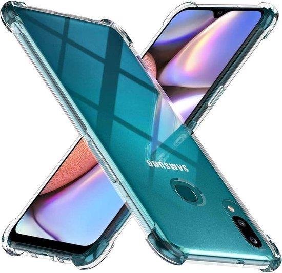 Caoutchouc silicone anti-choc - Convient pour Samsung Galaxy A10s - Coque arrière avec coins Extra résistants - Transparente