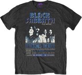 Black Sabbath Heren Tshirt -2XL- Deutsches '73 Eco Zwart