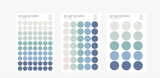 Blauwe Stippen Stickers | Bullet Points | To Do Dots | Lijstjes Maken | Organizing | Organiseren | Taken Lijst Maken | Planning | Planner Maken | Plannen | Bullet Journal | Journalling | Journaling |  Masking Tape | Washi Tape | Plakboeken