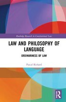 Routledge Research in Constitutional Law- Law and Philosophy of Language