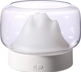 Diffuser - Luchtbevochtiger & Aromatherapie met Led verlichting - 400ML - Geurverspreider - Verdamper, Vernevelaar| Stijlvol Design met Berg