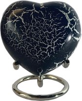 Mini urn hart Frosted black 11445