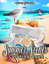 Summer Scenes  Coloring Book - Coloring Book Cafe