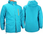 Starling Ski/Snowboardjas - Heren - Aqua/Grijs/Oranje - L