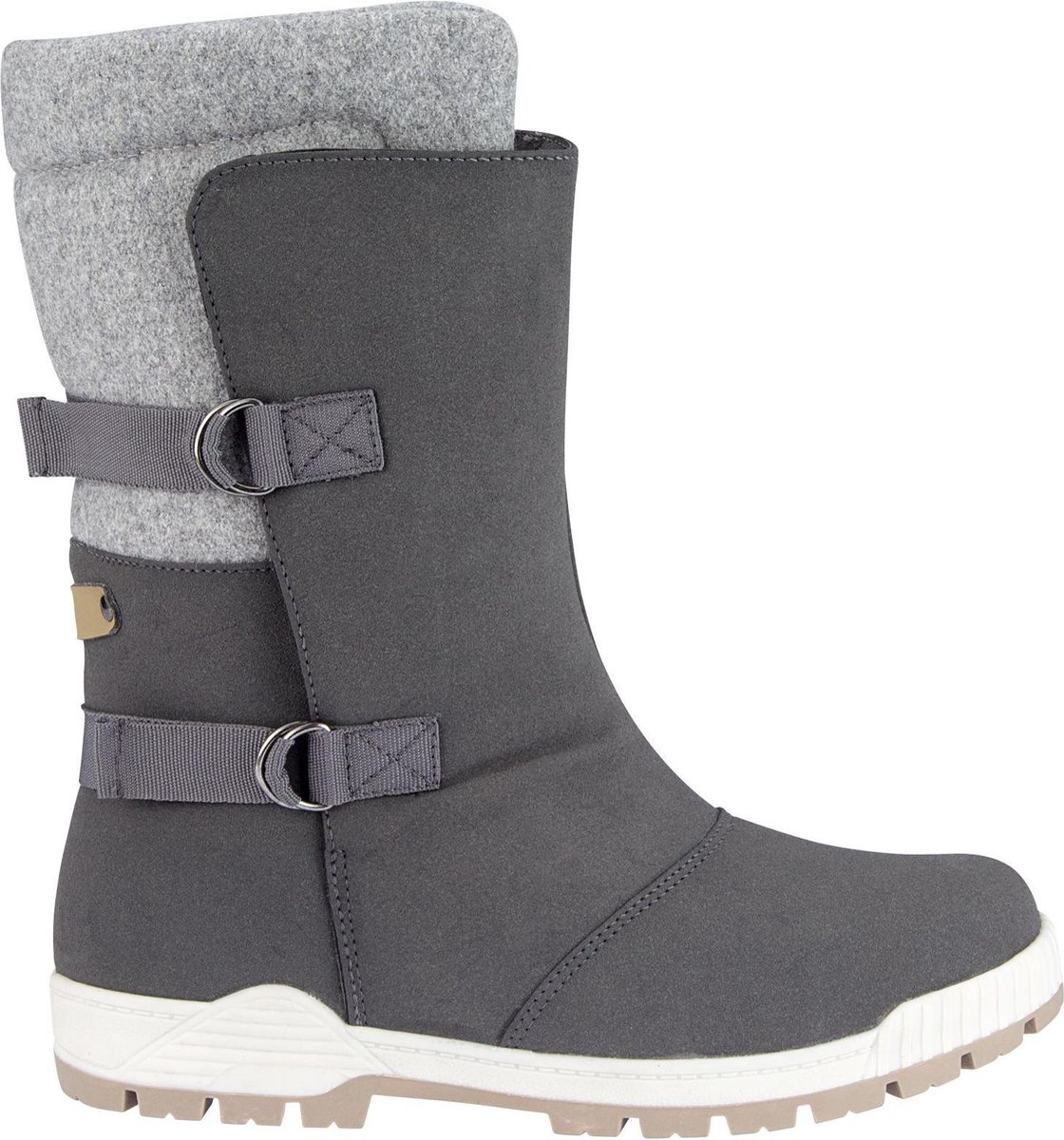 Winter-grip Snowboots Sr Felt Strapper mêlee 36 Grijs