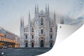 Tuinposters buiten Milaan - Kathedraal - Italië - 90x60 cm - Tuindoek - Buitenposter