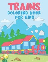 TRAINS Coloring Book for Kids