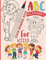 ABC Alphabet Color Drawing Book for kids
