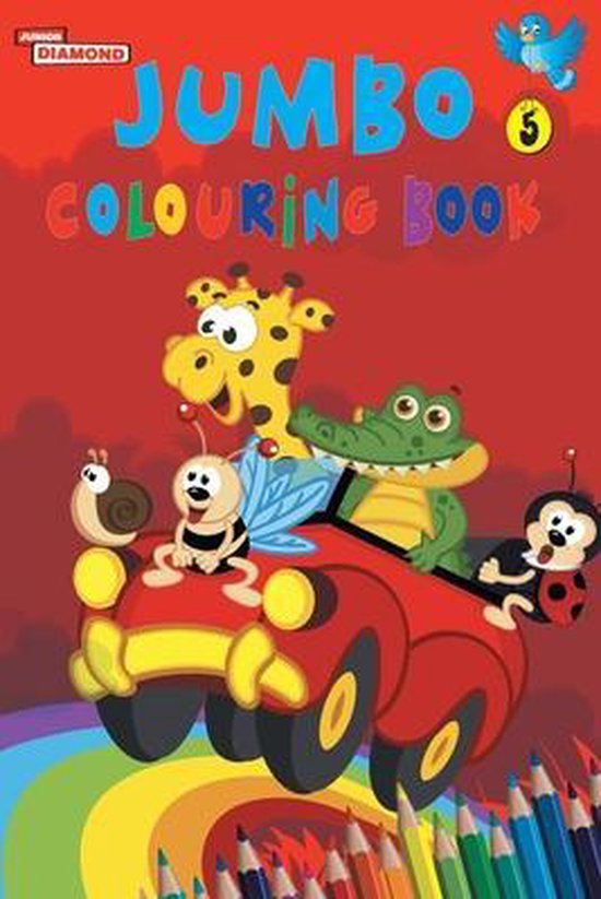 Jumbo Colouring Book 5 for 4 to 8 years old Kids Best Gift to Children ...