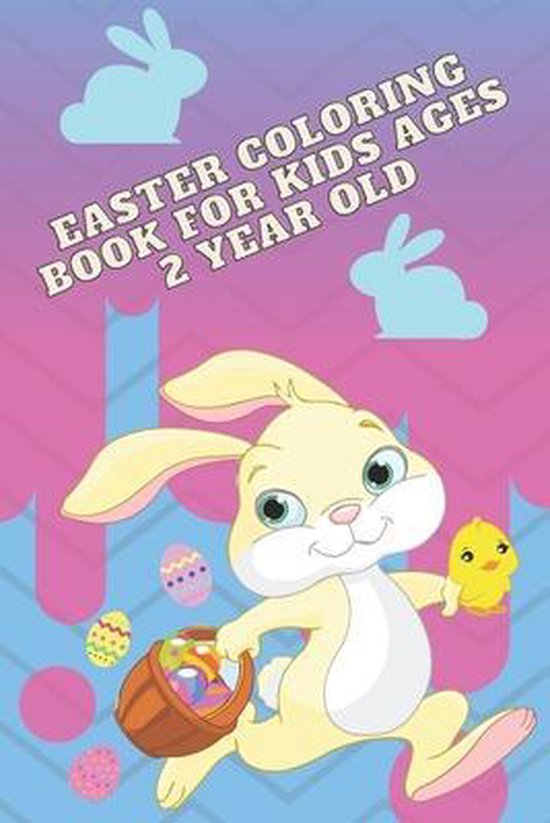 Easter coloring book for kids ages 2 year old - cover